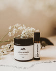 Alevan Botanica Coffee Scrub and Moon Roller